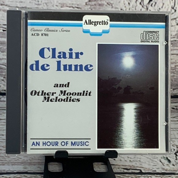 Allegretto Clair de Lune & Other Moonlit Melodies [CD 1988]‎ Classical Music - Picture 1 of 6